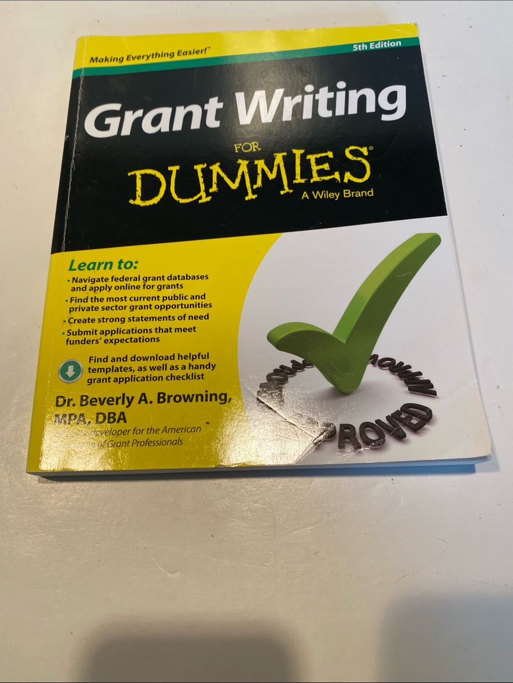 “Grant Writing for Dummies,”